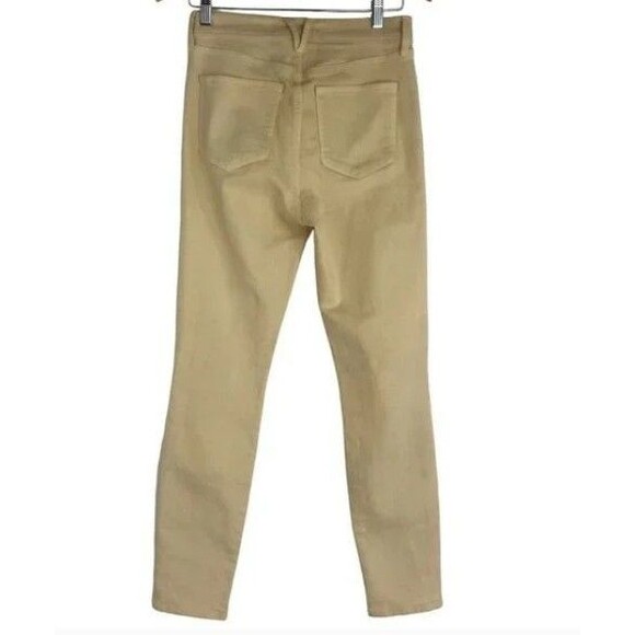 Veronica Beard Maera High Rise Twee Skinny Yellow Jeans Preppy Teacher 24/7 - Picture 4 of 7